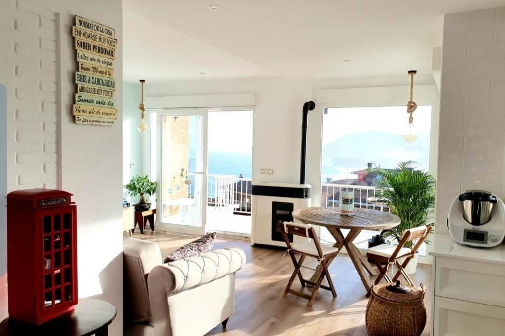 Villa Vistas Al Mar, Urbanizacion Privada Con Piscina De Agua Salada Ajo Exteriér fotografie