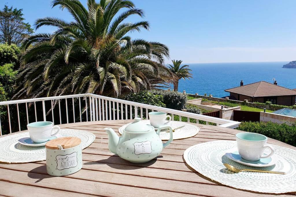 Villa Vistas Al Mar, Urbanizacion Privada Con Piscina De Agua Salada Ajo Exteriér fotografie